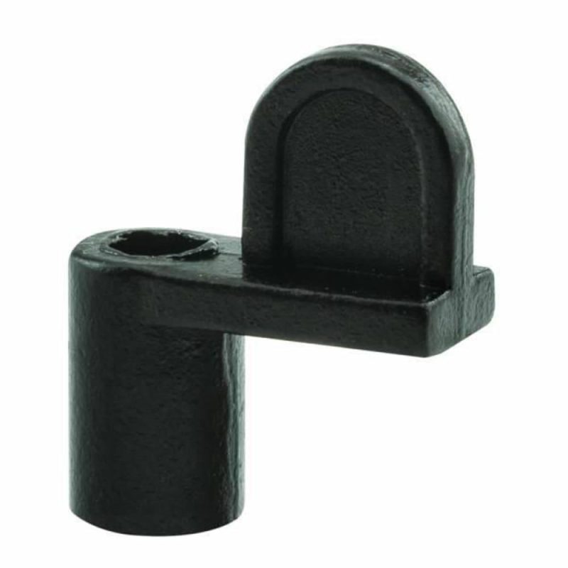 Window Screen Clips, 7/16in Offset, Dcast Const, Black, Package Of 8