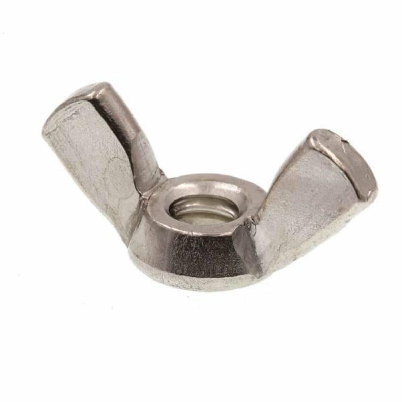 Wing Nuts, Cold-Forged, Ss, Package Of 25.