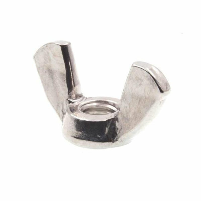 Wing Nuts, Cold-Forged,m6-1.0, Grd A2-70 Ss , Package Of 10