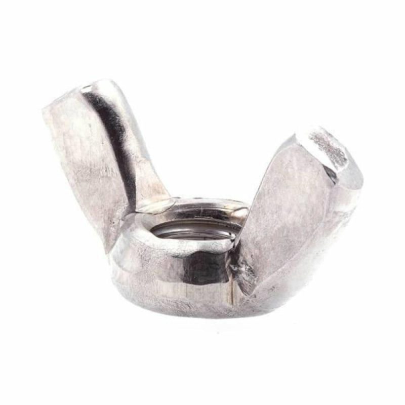 Wing Nuts, Cold-Forged,m8-, Ss, Package Of 10