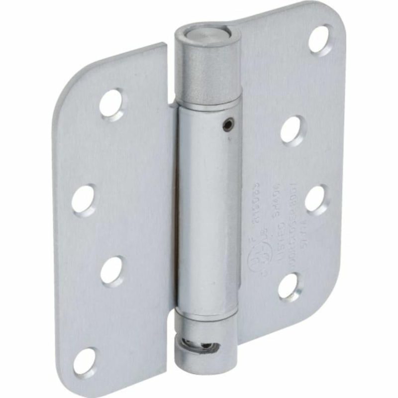 4″ Residential Spring Door Hinge Satin Chrome