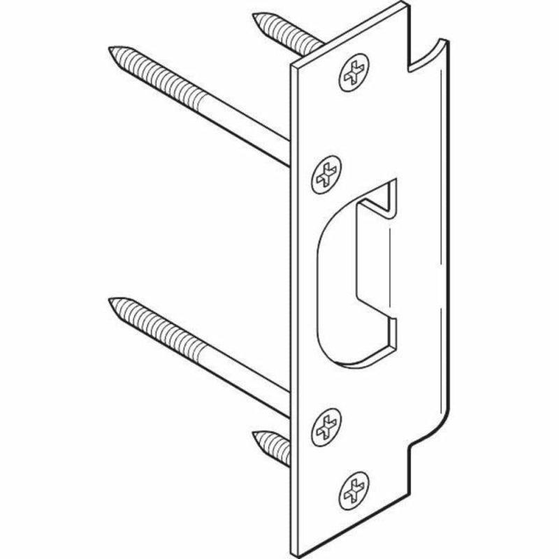 Commercial Entry Strike Plate Brass