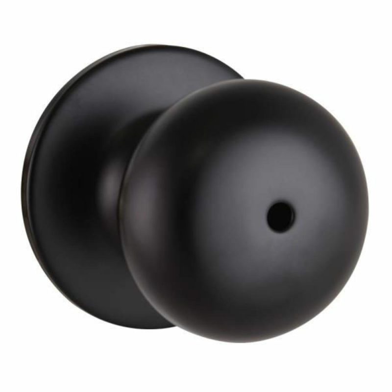 Cambridge Matte Black Keyed Privacy Door Knob