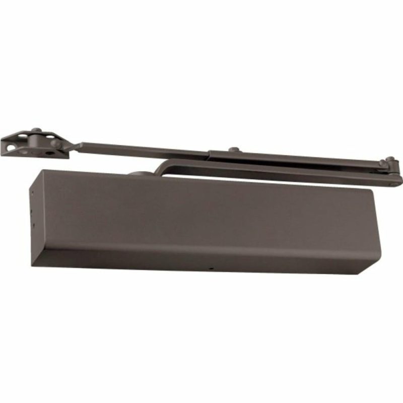 Dcm1000 Door Closer Full Regular Arm With Pa Shoe Dark Bronze