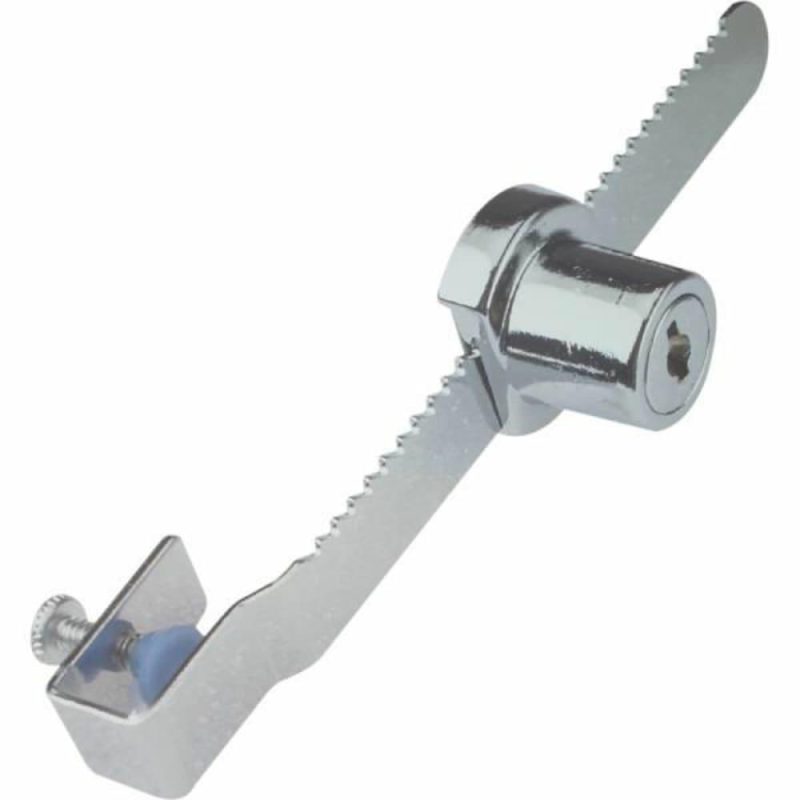 Showcase Window Key Lock, 9/16in X 5-1/2in, 5/16in Glass