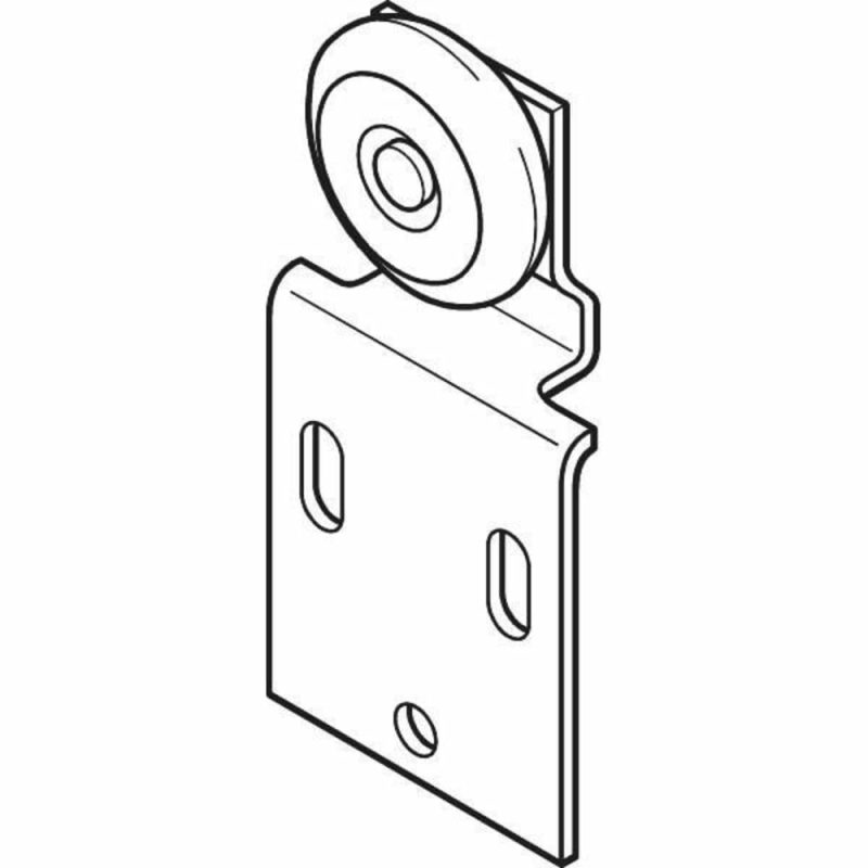 3/4″ Wheel Front Wardrobe Roller, 3/4″ Wheel Package Of 2